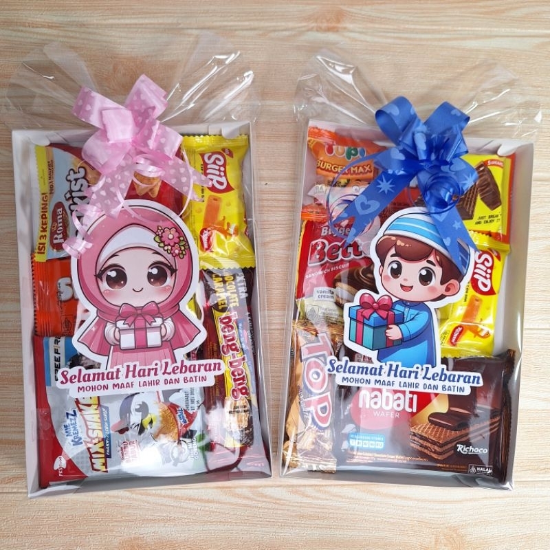 

snack box, dus snack lebaran, ulang tahun