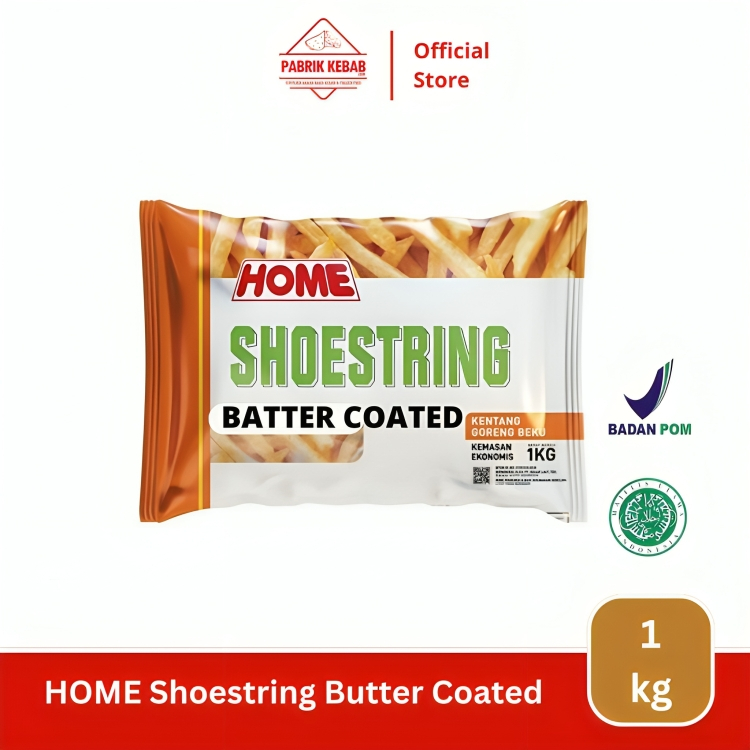 

HOME Kentang Shoestring Butter Coated 1 Kg - Frozen Food Kentang Goreng 1KG