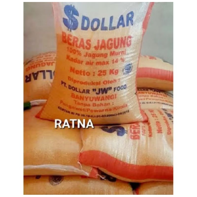 

BERAS JAGUNG PREMIUM DOLLAR 25Kg / 100% JAGUNG MURNI (GOJEK)