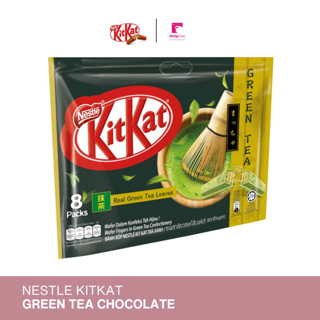 

NESTLÉ KitKat® 2-Fingers Green Tea Chocolate Share Pack 8 Pieces