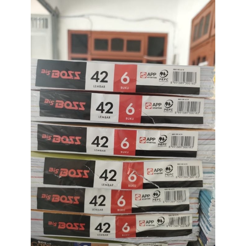 BUKU MURAH BIG BOS 42 LEMBAR 1 PACK