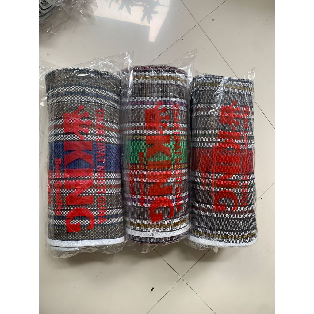 Tikar Hajatan Tikar Piknik Ukuran riil 180x280 Bahan Sintetis Mudah dilipat dan dibersihkan