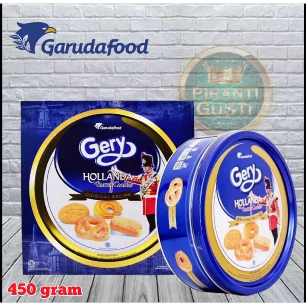 

Gery butter cookies kemasan kaleng 450gr,kue lebaran