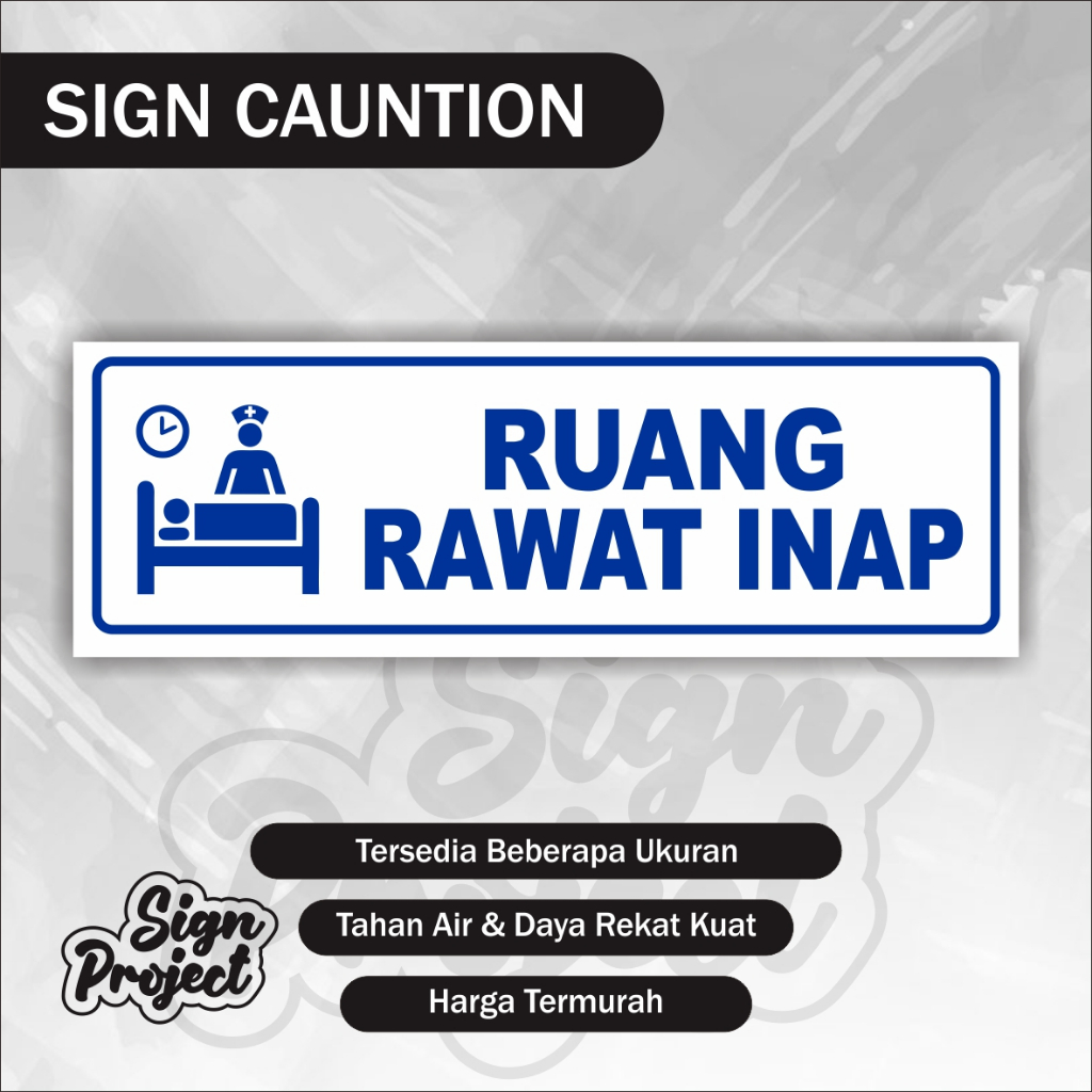 

Stiker Rawat Inap / Stiker Opname / Stiker Ruang Perawatan / Stiker Puskesmas / Stiker Rumah Sakit / Sticker klinik Bidan Klinik Indonesia Rumah Sakit