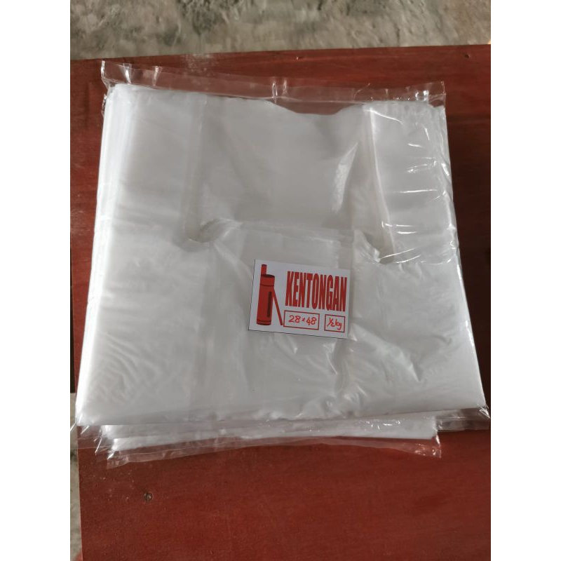 Tas Kresek/Kantong Plastik Kentongan 28x48 cm