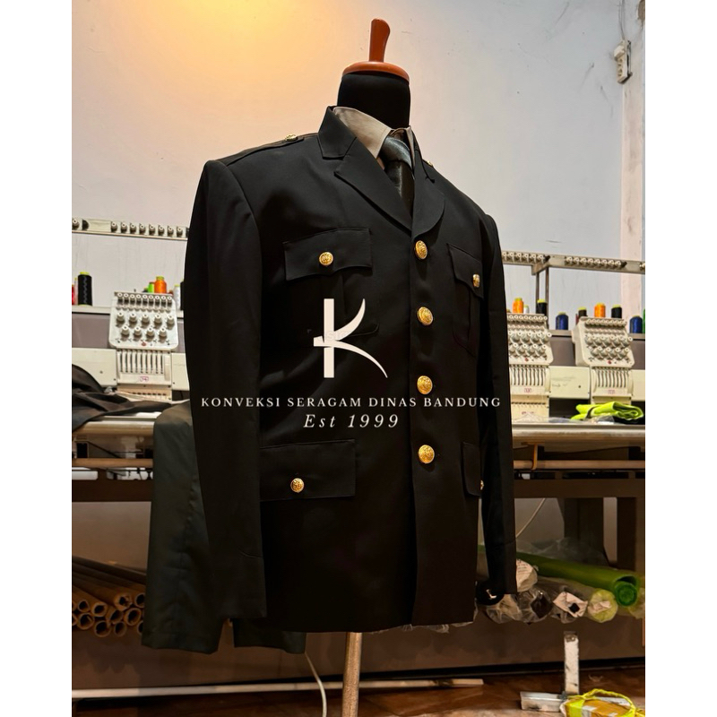 SERAGAM POLISI / TUXEDO / JAS PDU 1 POLRI PAKAIAN DINAS UPACARA POLISI POLRI 1 STEL MURAH