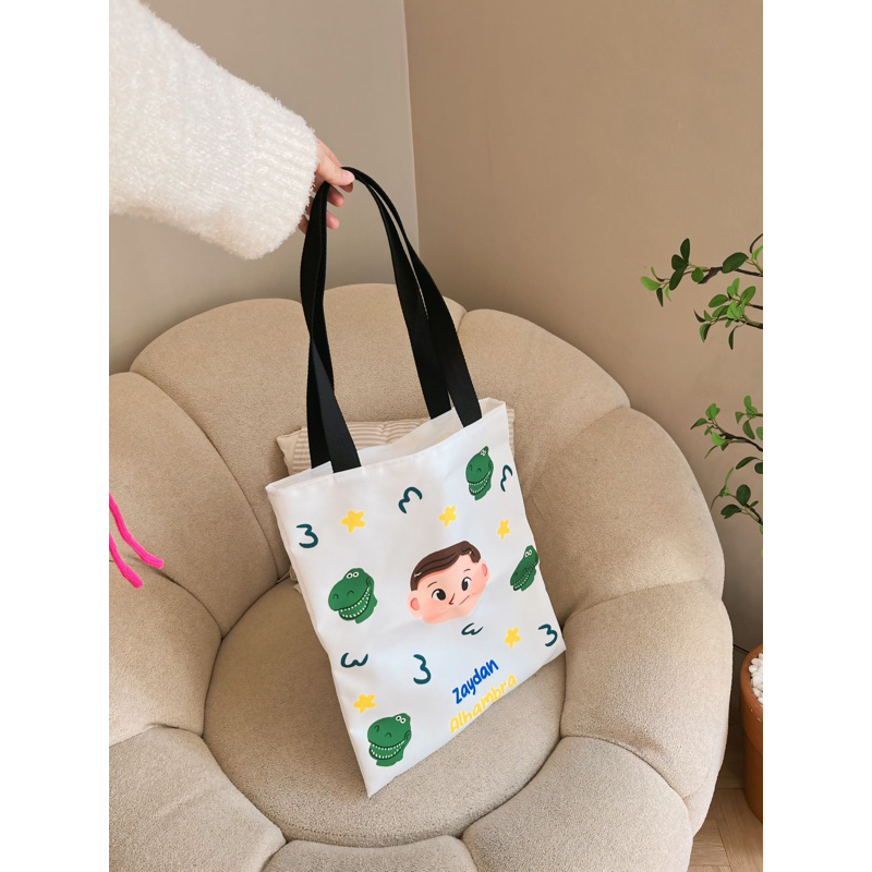 Totebag Custom | Totebag Bebas Custom | Daily Totebag