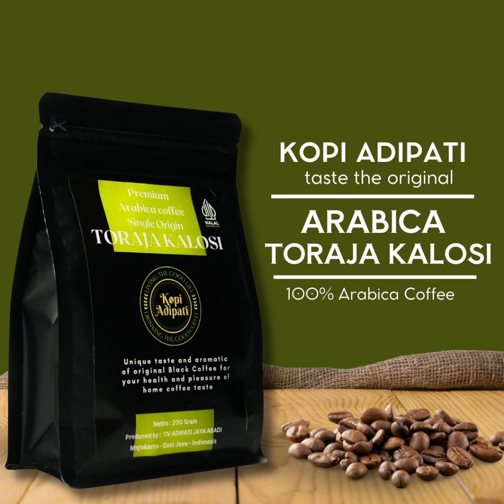 

Kopi Arabika Toraja Kalosi 200gr | Premium Kopi Toraja Single Origin 200 Gram