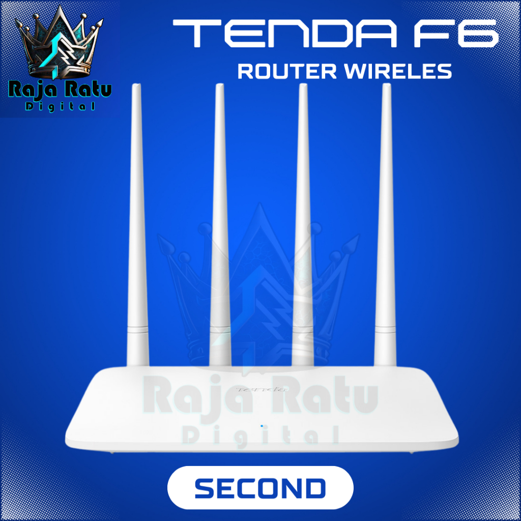 Tenda F6 N300 Wireless Router WiFi 300Mbps 4 Antena