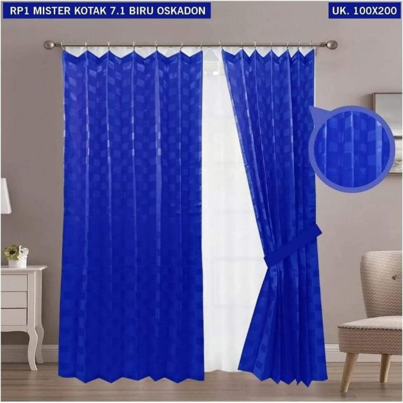 Gorden plisket model cantolan kawat s/tirai jendela kamar biasa minimalis/hordeng pintu 7 lipatan