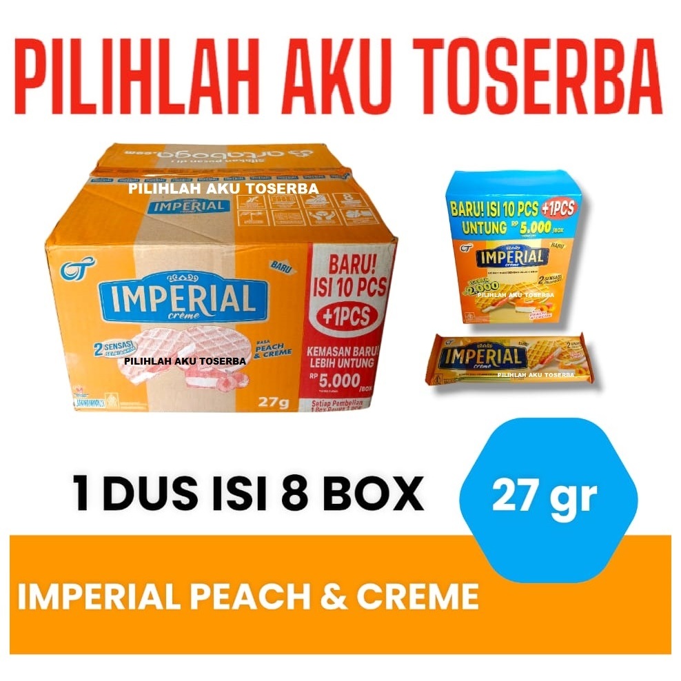 

IMPERIAL cream PEACH 27 gr - ( HARGA 1 DUS )