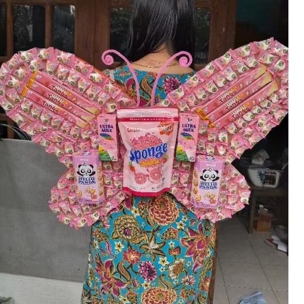

[PO] Snack Sayap Kupu Kupu pink 02 (TANGO DIGANTI NEXTAR)- sudah ada snack