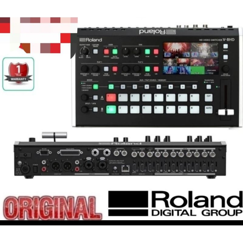 [Ready Stock] Roland V-8HD HDMI ,  8 CHANNEL HD VIDEO SWITCHER , Roland V8HD MIXER VIDEO