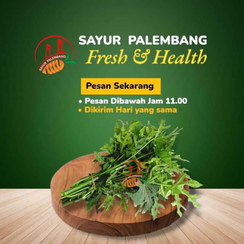 

Daun Pepaya Jepang 1Ikat - Sayur Palembang