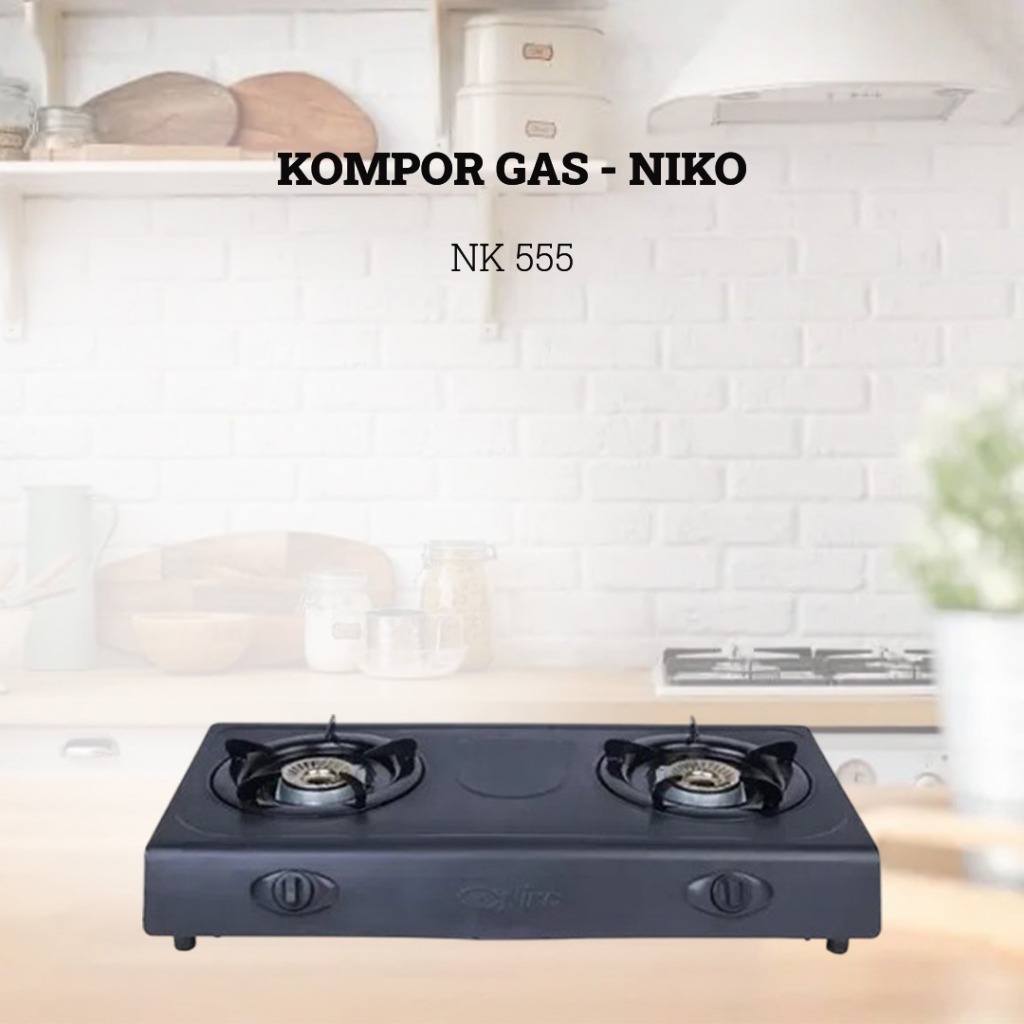 NIKO Kompor Gas 2 Tungku NK555