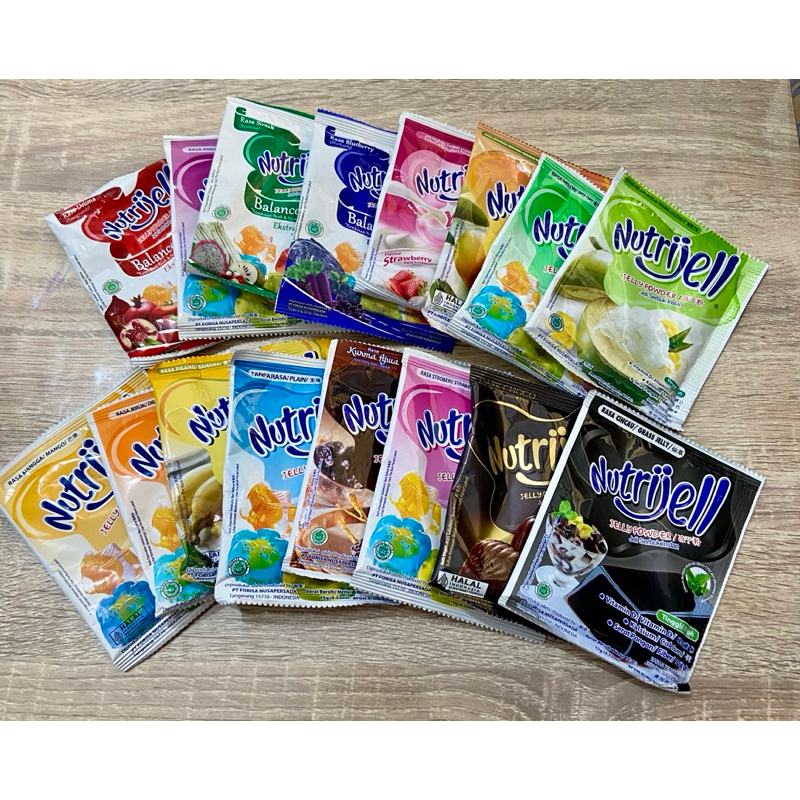 

Nutrijell 15g berbagai varian rasa buah