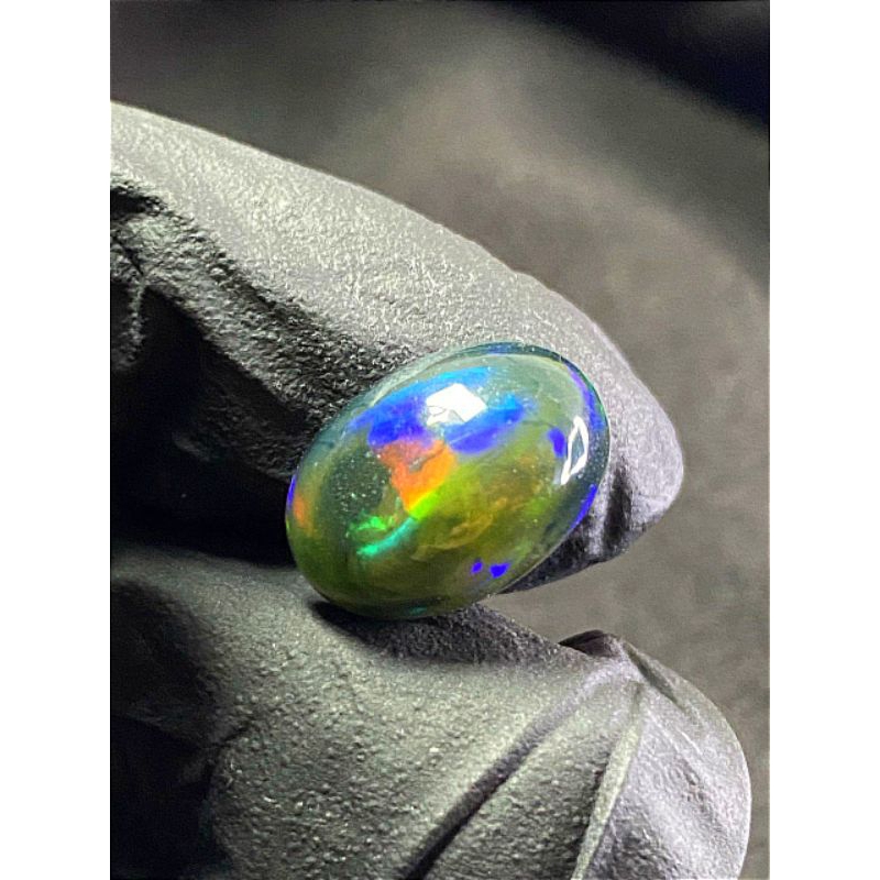 Batu Cincin Kalimaya Black Opal HC