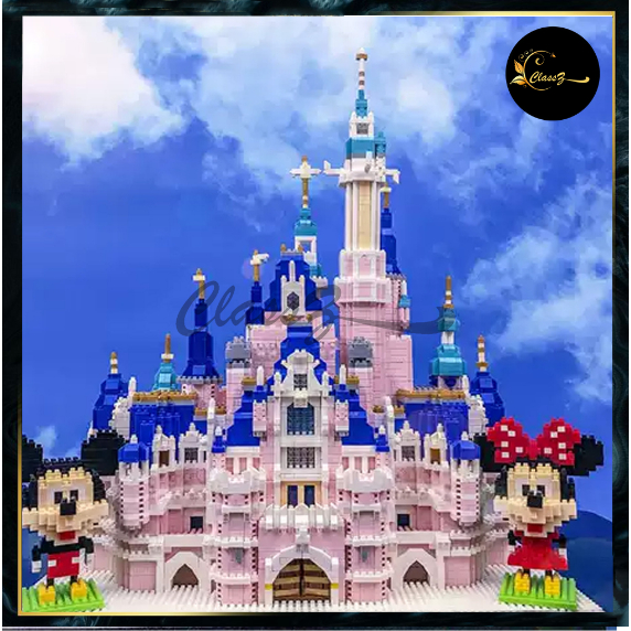 BRICK ISTANA PRINCESS (6300 PCS) / MAINAN KASTIL BALOK SUSUN 3D NANO BLOCK MAINAN ANAK DIY BUILDING 