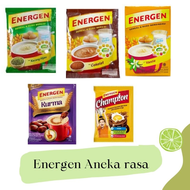 

energen minuman sereal bergizi 1 renceng