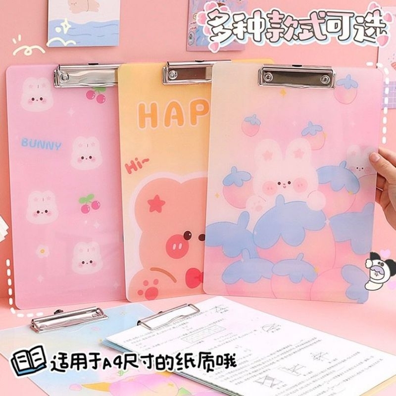 

Papan Ujian Clipboard A4 Akrilik Motif Lucu Cute Alas Meja #t08
