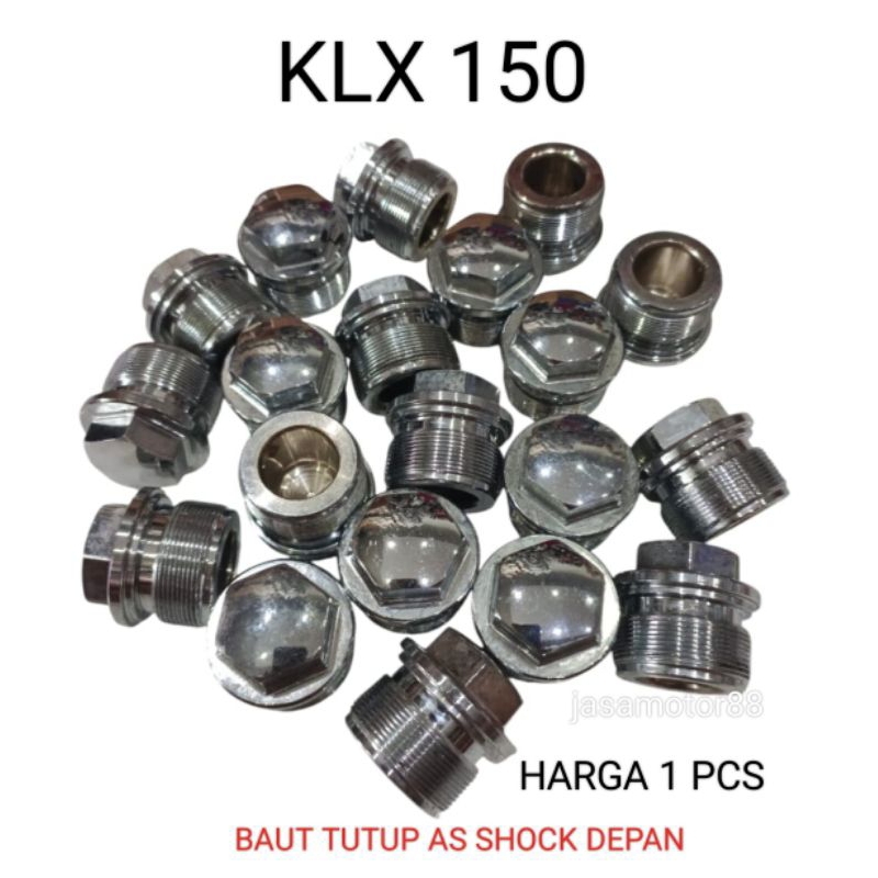 BAUT TUTUP AS SHOCK DEPAN KLX 150 SATUAN