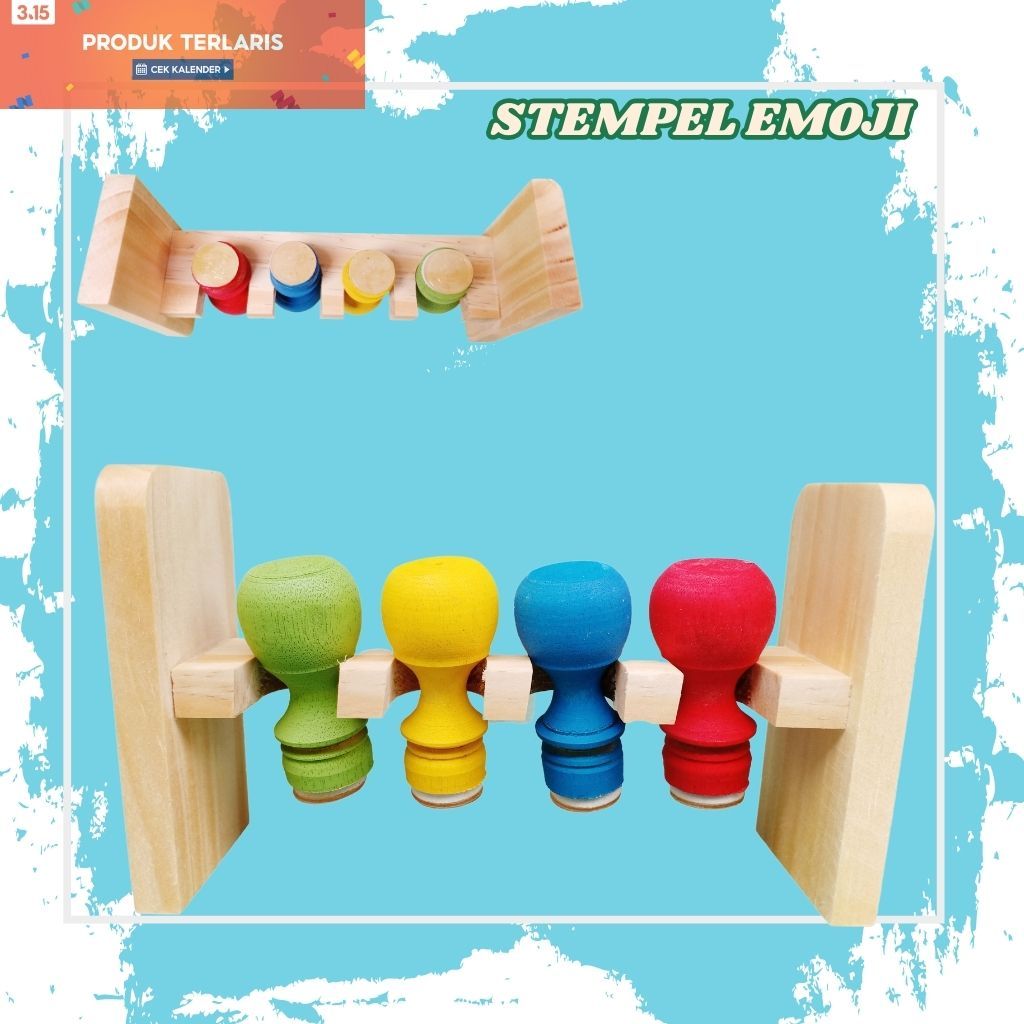 

PAKET Isi 4 Stempel Penilaian Emoji