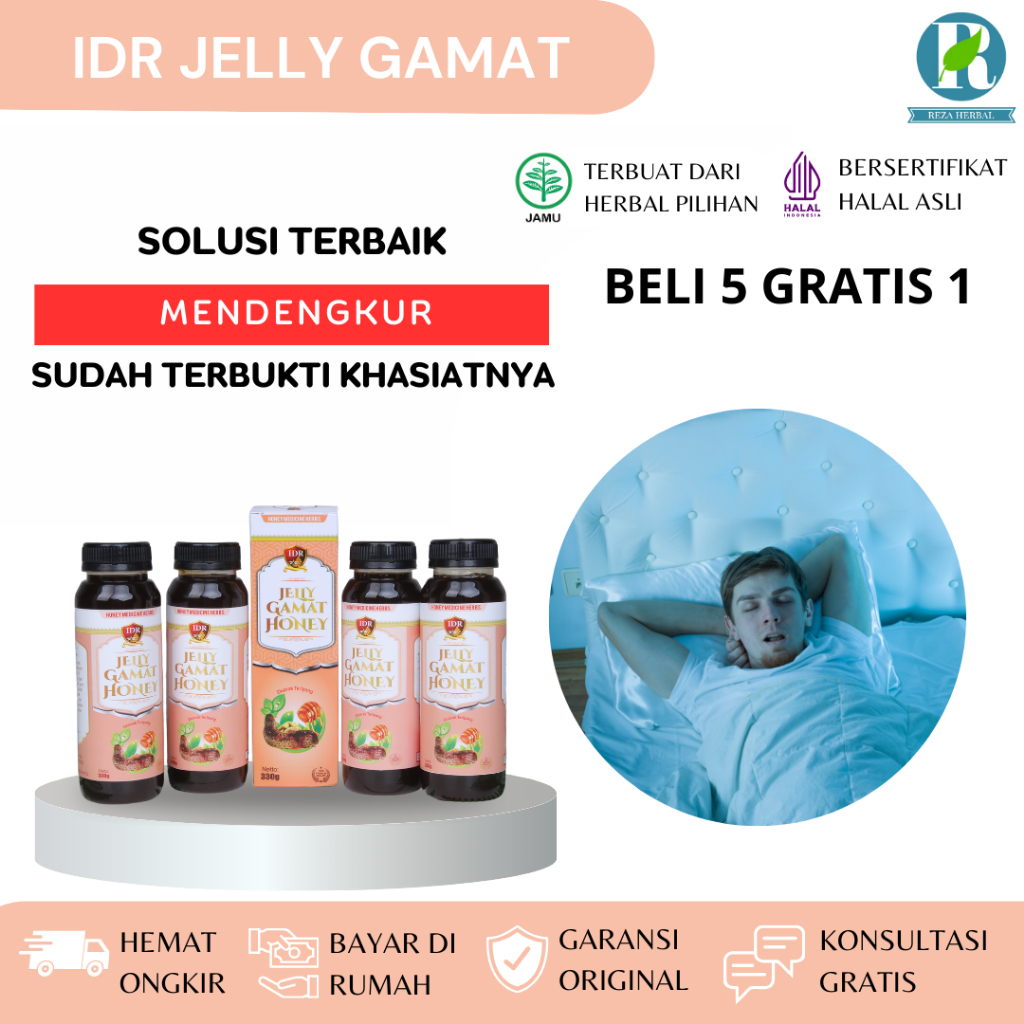 Obat Mendengkur - IDR Jelly Gamat- Testimoni Terbukti 100%