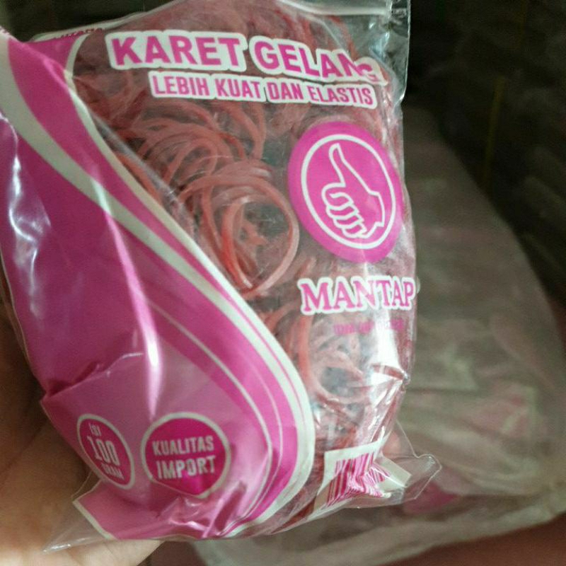 

kualitas import karet gelang -+100gram mantap lebih kuat dan elastis