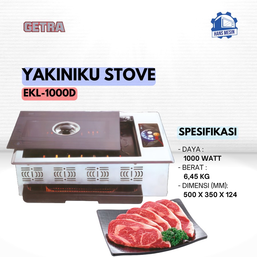 YAKINIKU STOVE (GETRA) EKL-1000D