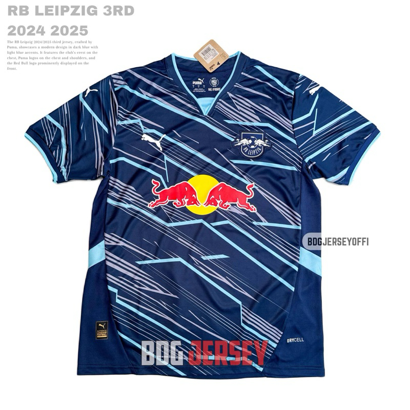JERSEY RB LEIPZIG 3RD OFFICIAL 2024 2025 GRADE ORI TOP