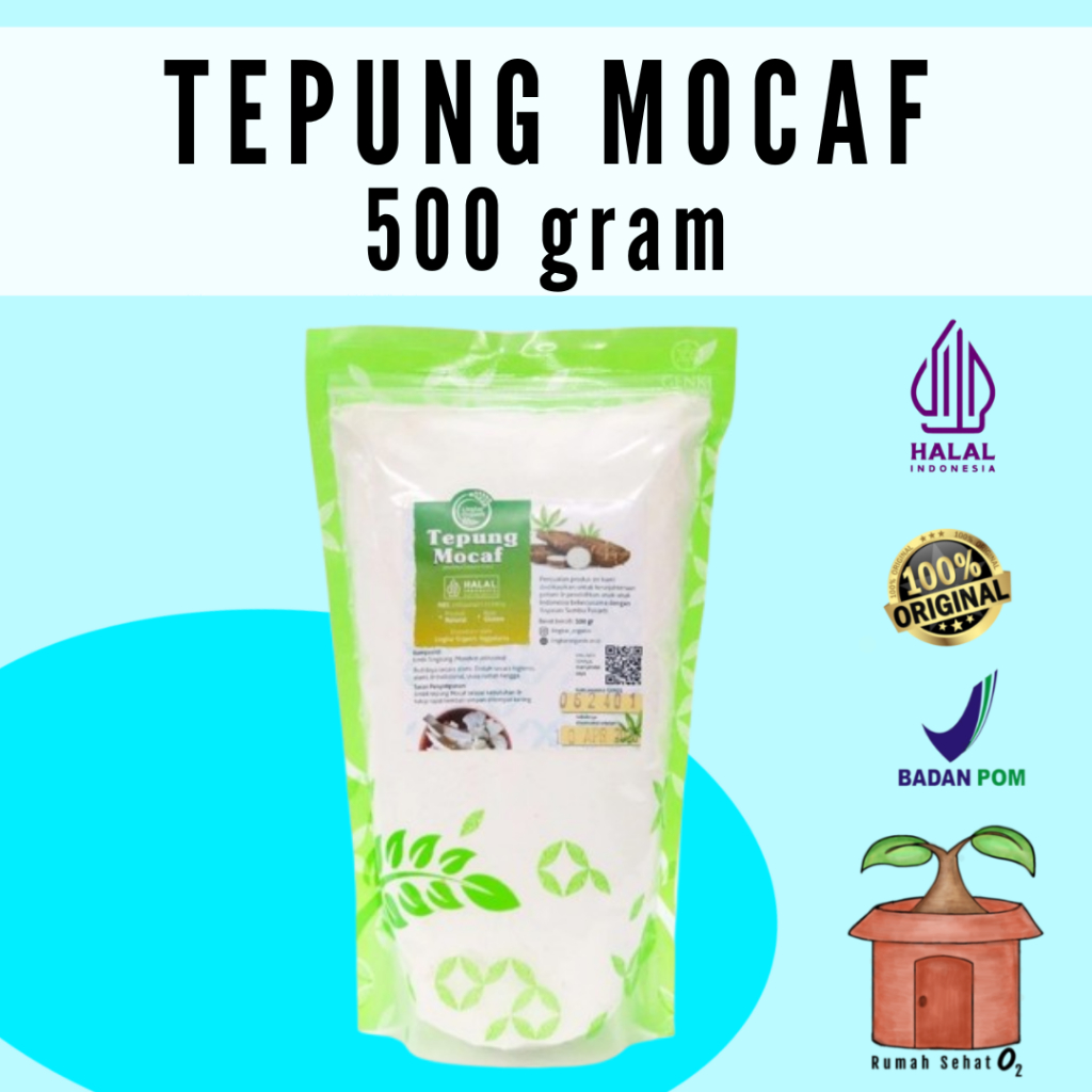 

Tepung Mocaf Free Gluten Singkong Modifikasi Manihot Utilissima Modified Cassava Flour Mokav Mocav