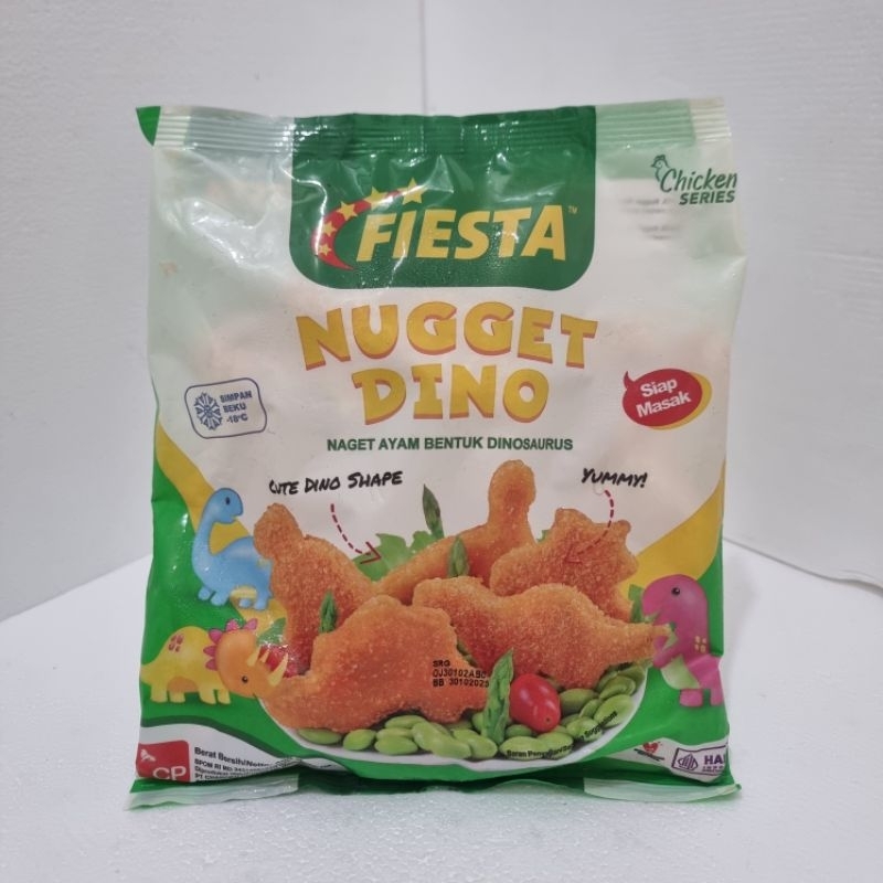 

Fiesta Nugget Dino Naget Ayam Bentuk Dinosaurus 400g