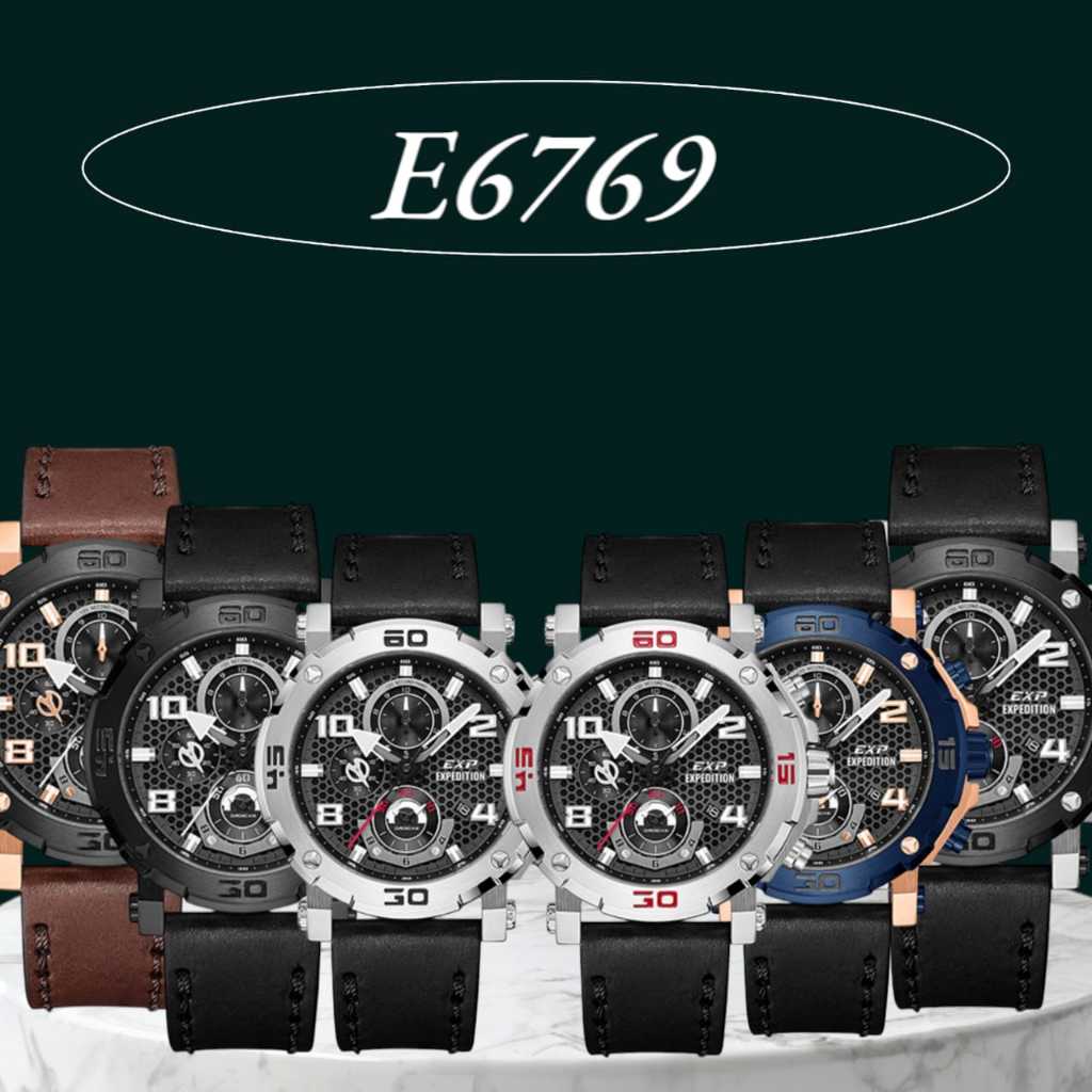 Jam Sport Pria Expedition E6769 E 6769 E6769GC E 6769GC Chronograph Original Garansi Resmi