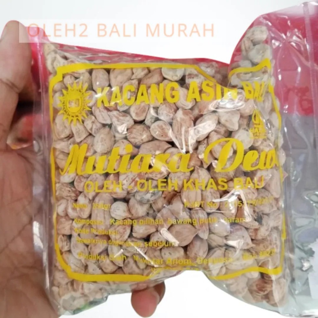 

Kacang Asin Gurih Mutiara Dewi-Cemilan Oleh oleh Khas Bali