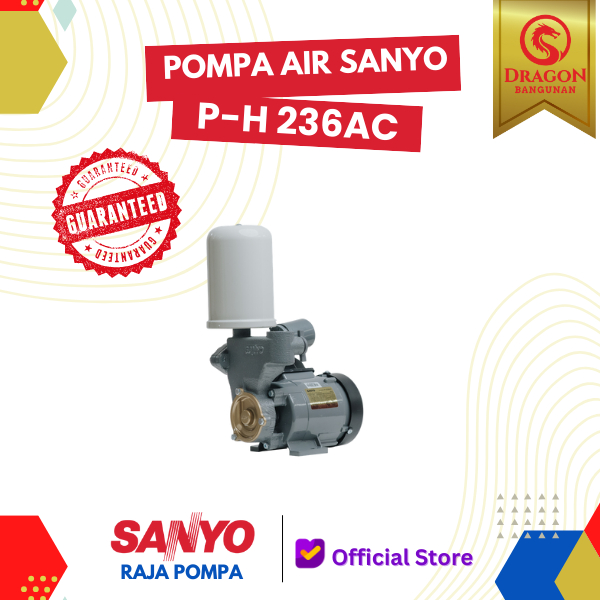 Sanyo PH 236 AC - Mesin Pompa Air Sanyo 200 Watt Automatic