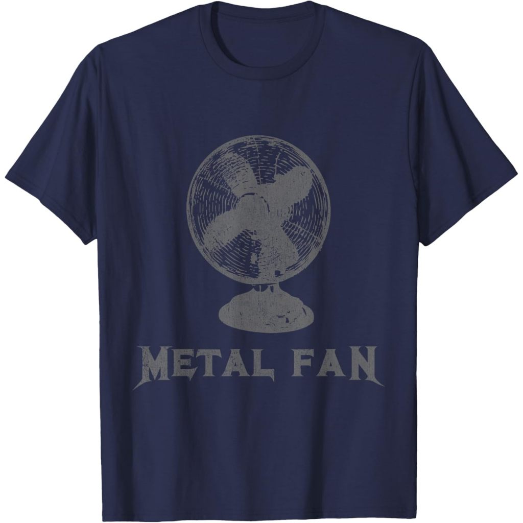 Kaos Dewasa Metal Fan Funny Heavy Metal Music T-Shirt Fashion Baju Atasan Anak Laki Laki Perempuan D