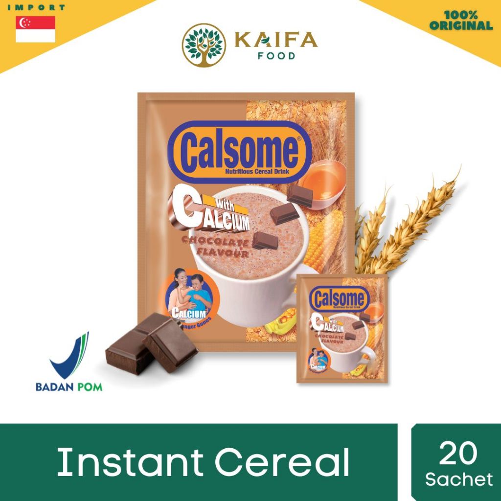 

Calsome Cereal Drink - Minuman Sereal Bergizi (dengan Kalsium)