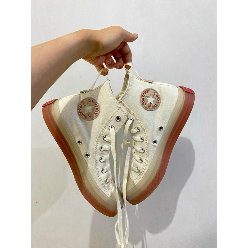 Sepatu Converse Chuck Taylor All Star CX Explore Hi Beach Stone Sneakers Casual Style