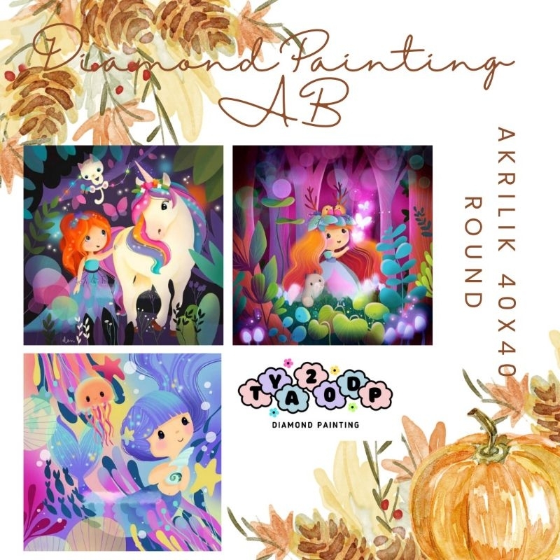 

AB AKRILIK ROUND 40X40 Diamond Painting