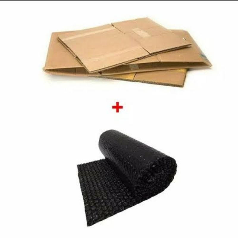 

tambahan packing kardus dan booble wrap