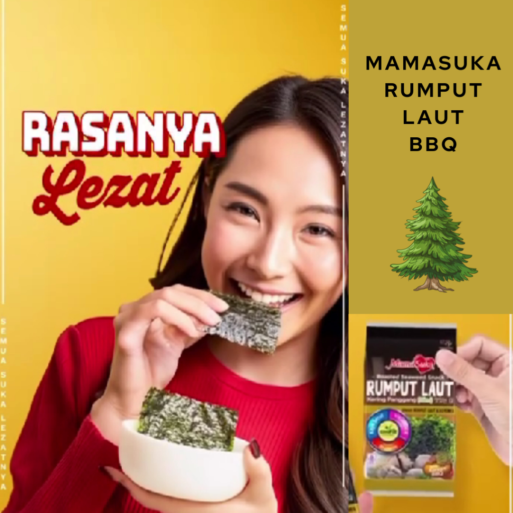 

Nori Rumput Laut Panggang Sapi Panggang Korea 4,5 g Mamasuka Ecer - Makanan Laut - Seaweed, Food