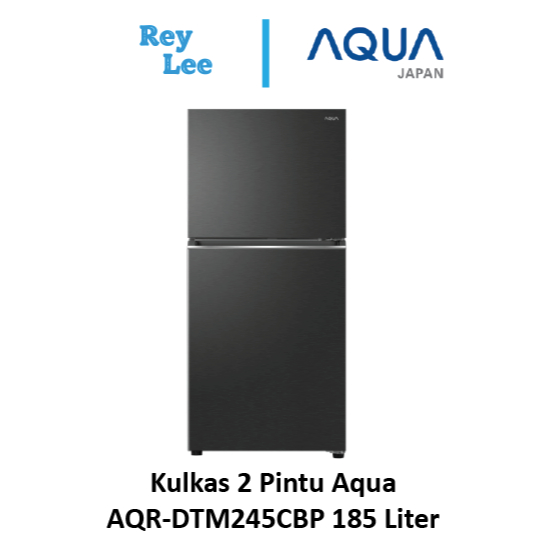 Kulkas 2 Pintu Aqua AQR-DTM245CBP 185 Liter