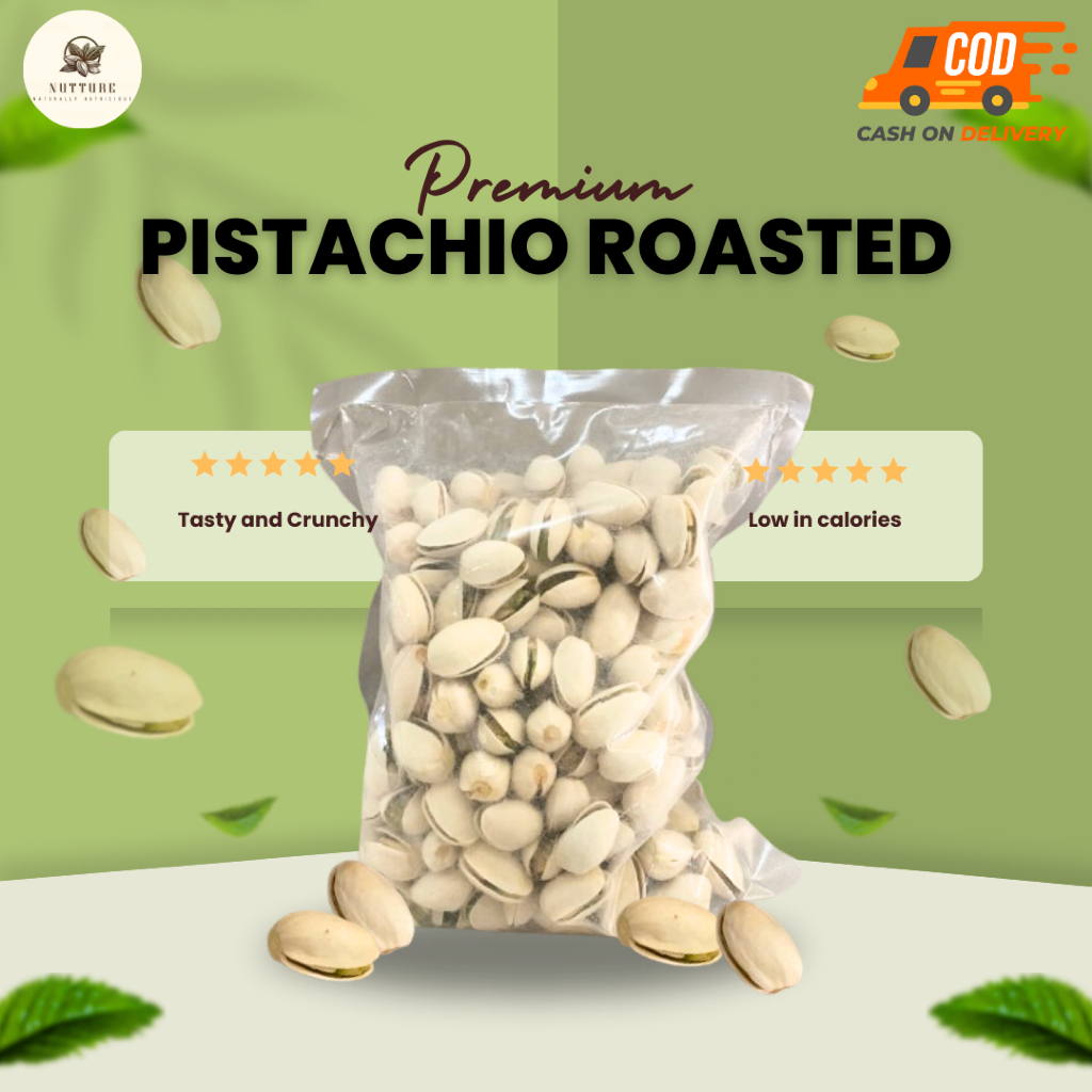 

Kacang Pistachio Roasted/Kacang Pistachio Arab Fustuk premium dengan rasa gurih dan renyah