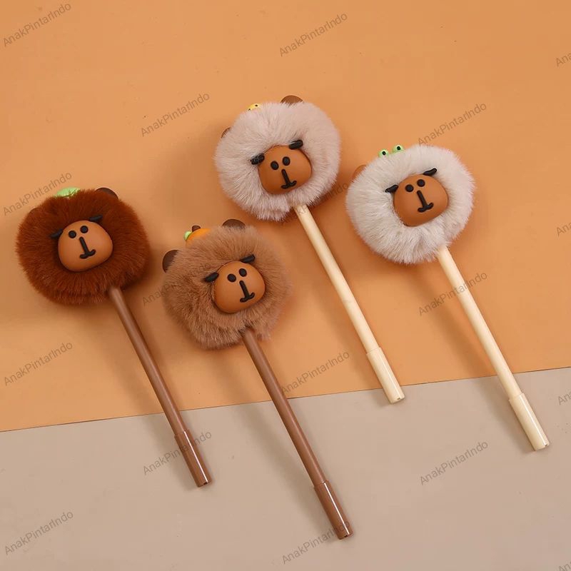 

BOLPEN CAPYBARA PLUSH BALL GEL PEN ( ZF-7037 )