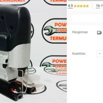 

MT 430 Jig Saw MAKTEC Gergaji Potong Kayu Triplek JigSaw MT430 Besar