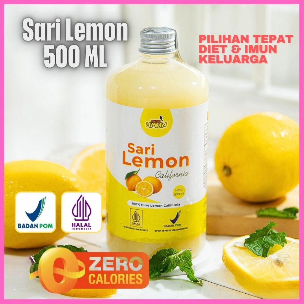 

Suurlemoen - Sari Lemon Murni Asli 500 ML Untuk Diet dan Detox