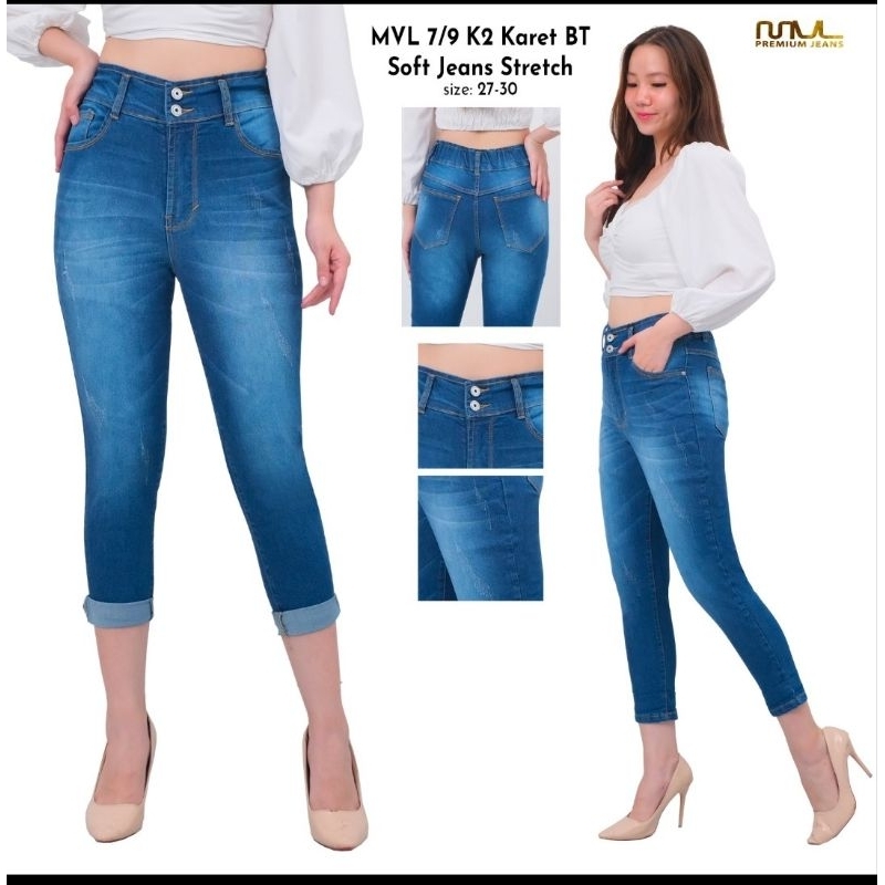 mvl jeans wanita 7/9 256 179 softjeans ring