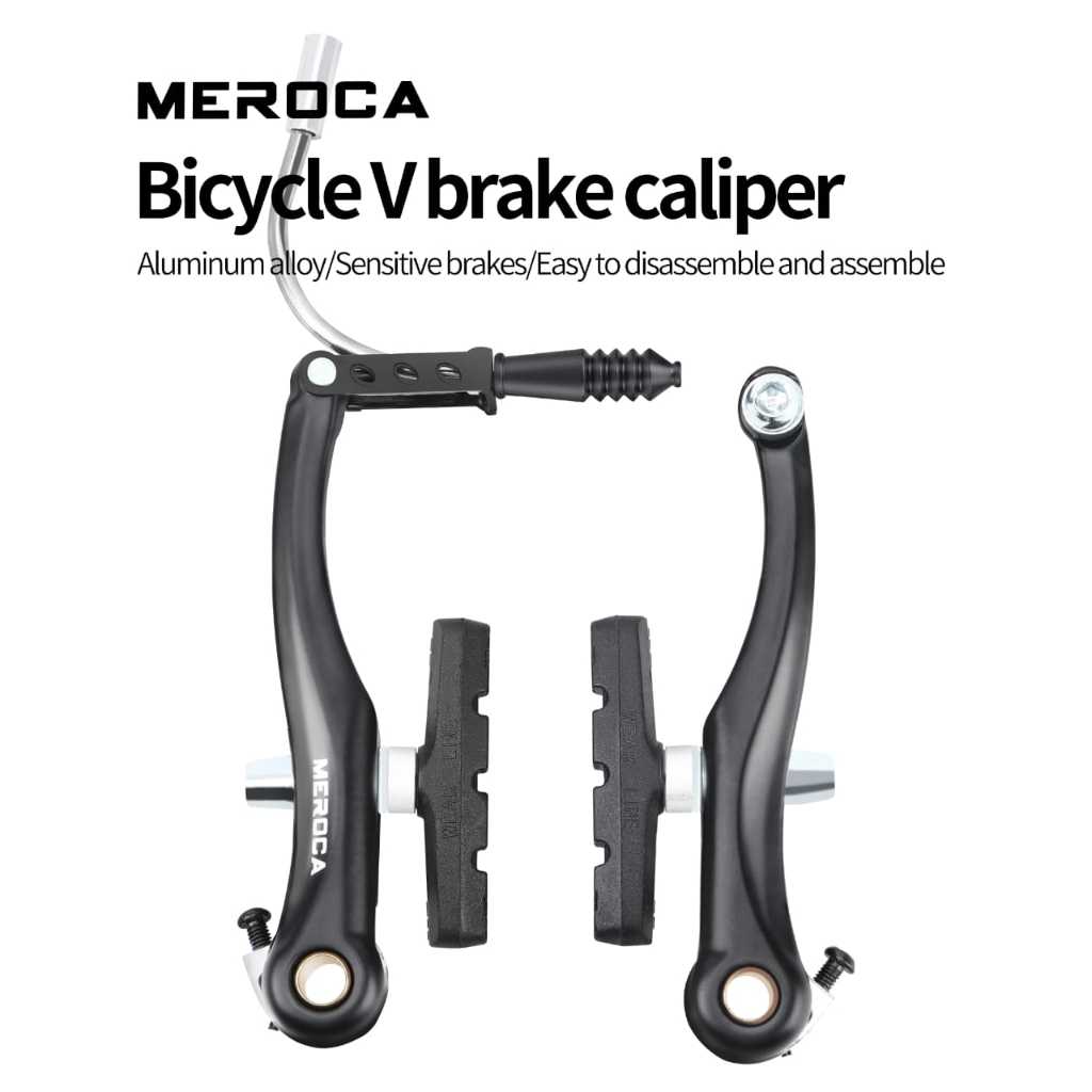Meroca V brake Caliper Kaliper Rem Vbrake Sepeda Aluminium Alloy Sepeda Lipat Roadbike MTB BMX Origi