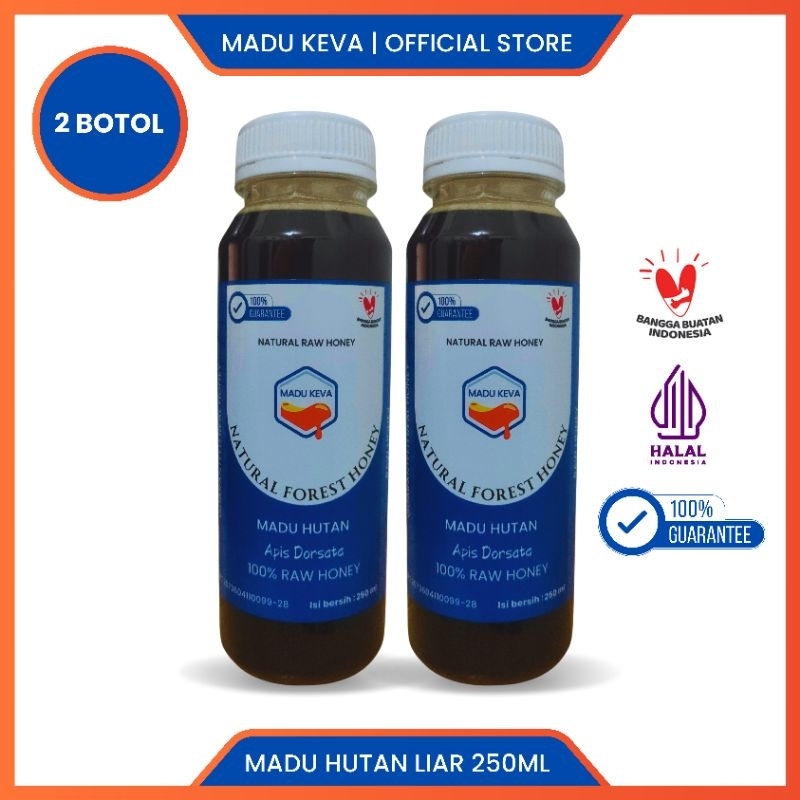 

Madu Keva - Madu Odeng Hutan Murni 250ml (2Botol)