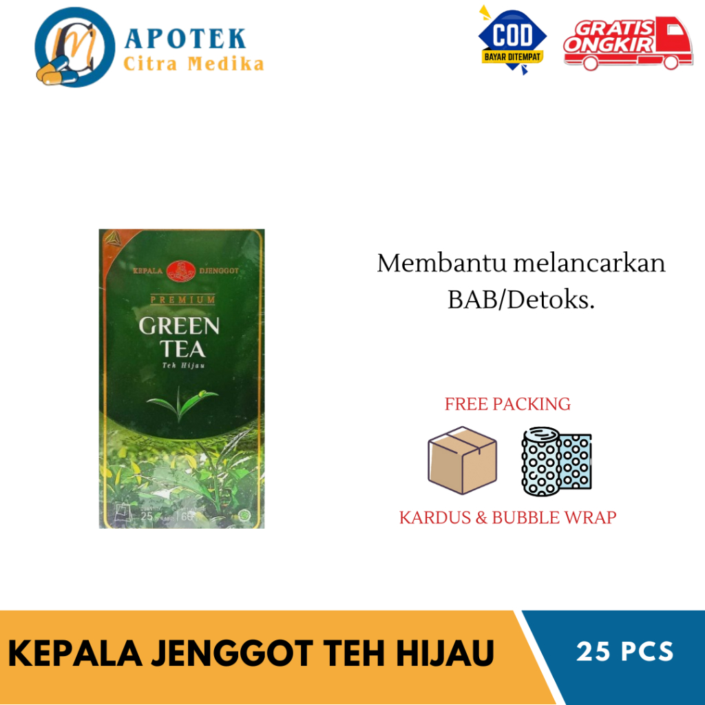 

Kepala Jenggot Teh Hijau - Detoks Tubuh/Menurunkan BB